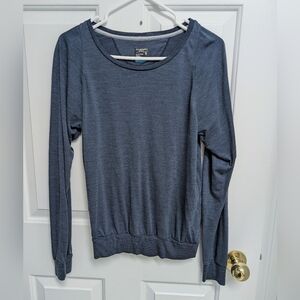 Icebreaker Merino Cool-Lite Top Long sleeve in Navy Size Small